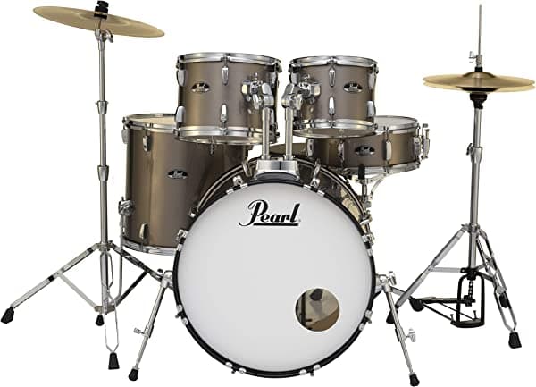 Pearl Roadshow RS584C/C91 - Batería de 4 piezas, color rojo vino, Bronce Metálico RS525SC/C707