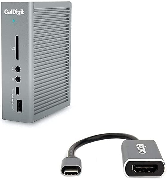 CalDigit TS3 Plus Thunderbolt 3 - Estación de acoplamiento con adaptador USB-C a HDMI 2.0b