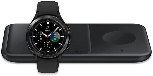 Samsung Galaxy Watch 4 Classic 46mm Smartwatch Bluetooth Negro, con Cargador Rápido Inalámbrico Pad Duo 2021, Negro (Versión US)