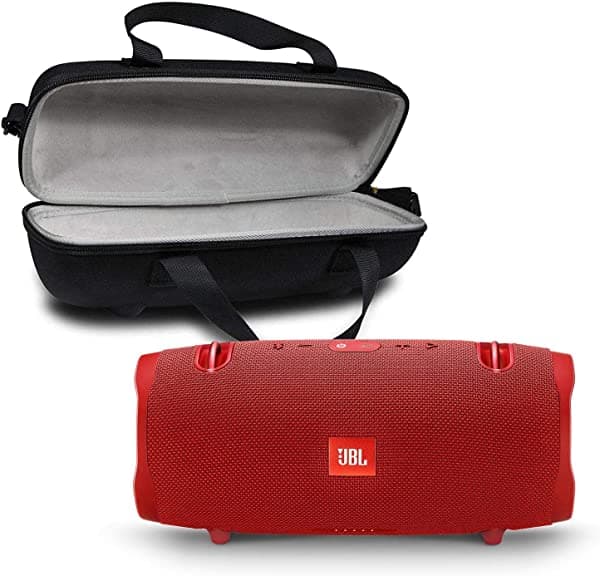 JBL Xtreme 2 portátil Bluetooth impermeable paquete con estuche de almacenamiento Hardshell - rojo