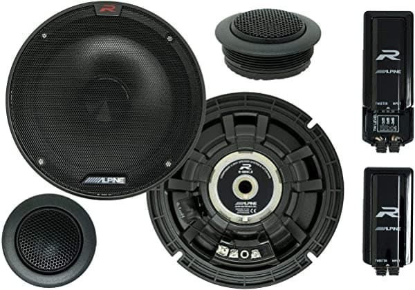 Alpine Altavoces de 2 vías R-S65C.2 de 6.5 pulgadas (par)