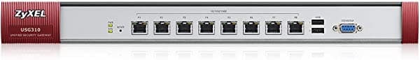 Zyxel ZyWALL 5.0 Gbps UTM Firewall, hasta 300 usuarios - Incluye paquete de servicios UTM de 1 año [USG310]