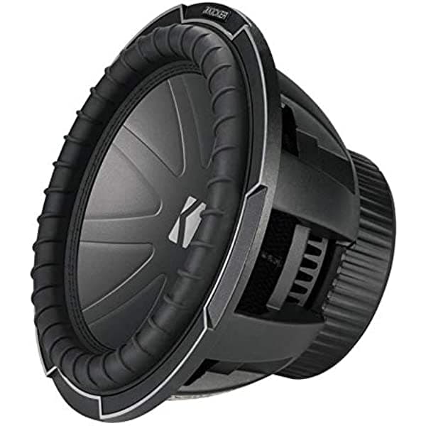 Kicker 42CWQ122 Subwoofer CompQ de 12 pulgadas con bobinas de voz duales de 2 ohmios