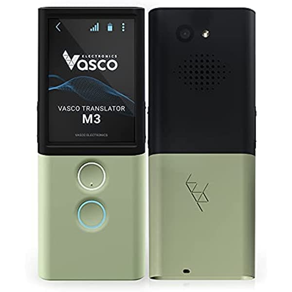 Vasco M3 - Dispositivo traductor de idiomas | El único traductor con Internet gratuito e ilimitado en 200 países | Traducción de fotos | Marca europea