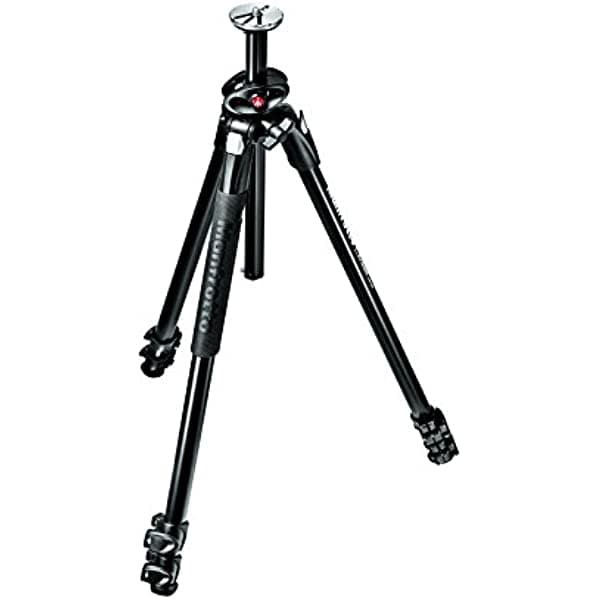 Manfrotto MT290DUA3US - Trípode de aluminio con 3 secciones, color negro