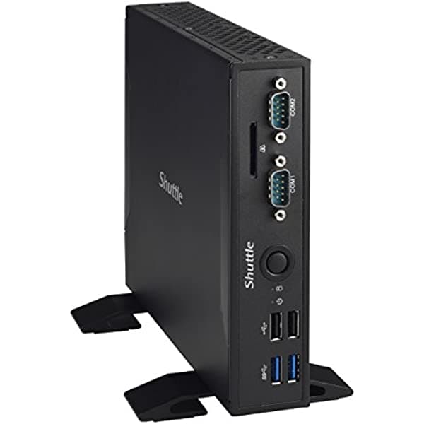 Shuttle XPC Slim DS77U5 Intel Kabylake i5-7200U, Dual Gigabit LAN, sin ventilador, triple salida de vídeo DDR4 SODIMM Max 32GB