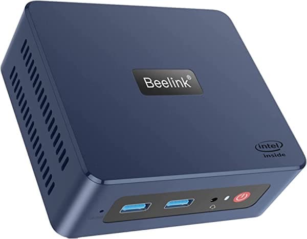 Beelink SEi12 Mini PC, Intel 12th Gen i5-1235U (hasta 4.4GHz) 10C/12T, 32GB DDR4 RAM, 500GB NVMe M.2 SSD (PCIe 4.0), computadora de escritorio compacta con doble HDMI 4K@60Hz, WiFi6, BT5.2 y ventilador dual MiniS
