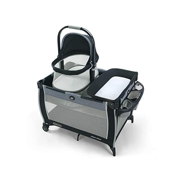 Graco Pack 'n Play Day2Dream - Moisés infantil | Cuenta con moisés portátil, cambiador de pañales y más, Hutton 2137832