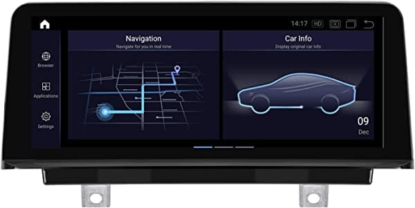 PEMP Pantalla Android 10 de 10.25 pulgadas 1920 x 720, Qualcomm 8core 4+64GB Carplay Android Auto, para BMW F30 F20(2012-2017) NBT CIC AL-5213