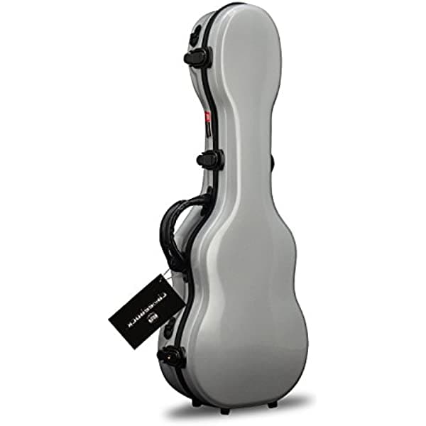 Crossrock CRA800 serie ABS estuche rígido para ukulele moldeado, Negro CRF1000CUSL