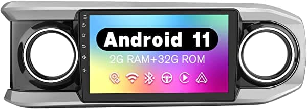 AWESAFE CarPlay Radio Stereo for Toyota Tacoma 2016 2017 2018 2019 2020 2021, Android 12 Touch Screen Head Unit Wired Andriod Auto Bluetooth GPS Navigation