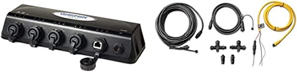 Garmin GMS 10 - Expansor de puerto de red (dispositivo de red) y 010-11442-00, kit de inicio Nmea 2000