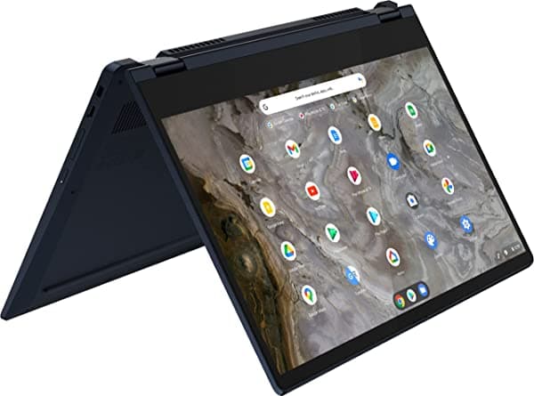Lenovo Flex 5i Chromebook 13.3" Full HD 2 en 1 pantalla táctil, Intel Core i3-1115G4, 8 GB de RAM, 128 GB SSD, gráficos Intel UHD, Chrome OS, Abyss Blue