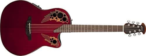 Unknown Ovation Celebrity Elite guitarra electroacústica, Rojo Rubí CE44-RR