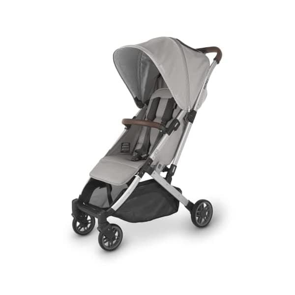 UPPAbaby MINU V2 Cochecito Stella (gris mélange/plateado/cuero castaño)
