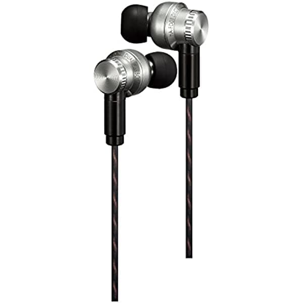 JVC HA-FD01 - Auriculares intrauditivos - Boquillas intercambiables y controladores dinámicos de doble carbono (edición japonesa, gris importado)