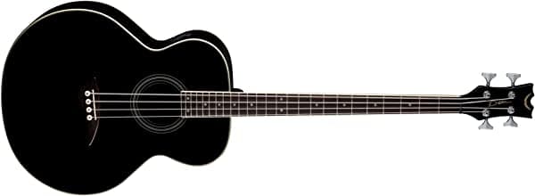 Dean bajo acústico eléctrico, negro clásico, Negro clásico EAB CBK