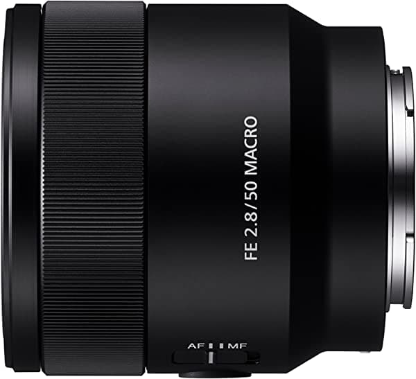 Sony SEL50M28 E Mount Full Frame 1.969 in F2.8 Macro Prime Lens - Black SEL50M28.SYX
