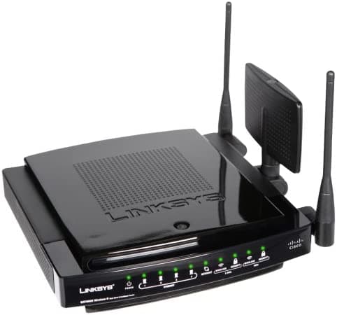cisco-linksys wrt600 N Linksys Ultra rangeplus Dual-Band Wireless-N Gigabit Router con enlace de almacenamiento