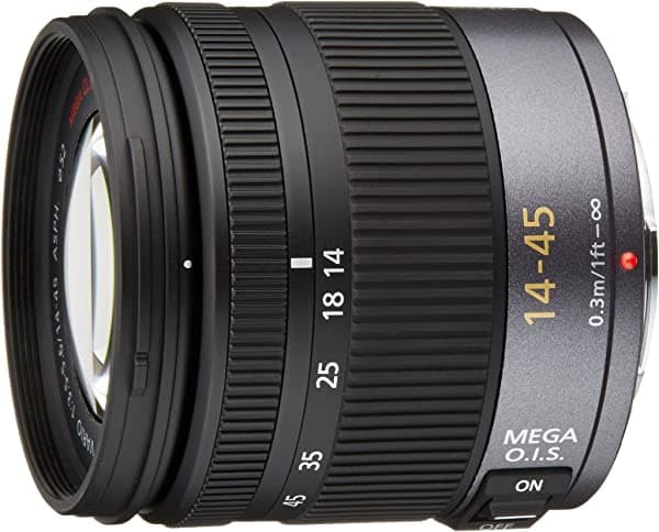 Panasonic Lumix G Vario 14 - 45 mm/F3.5 - 5.6 Asph./MEGA O.I.S. | H-FS014045 - Versión Internacional de lente (no de garantía)