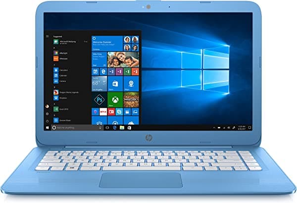 HP 2NV73UA#ABA 14 pulgadas Stream 14-ax000 14-ax040nr LCD Notebook Intel Celeron N3060 Dual-core (2 Core) 4GB DDR3L SDRAM 64 GB Flash Memory BrightView Aqua Blue