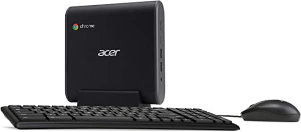 Acer Chromebox, procesador Intel Celeron 3867U, DDR4 GB de 4, SSD de 32 GB, teclado y mouse, Chrome, CXI3-4GKM4
