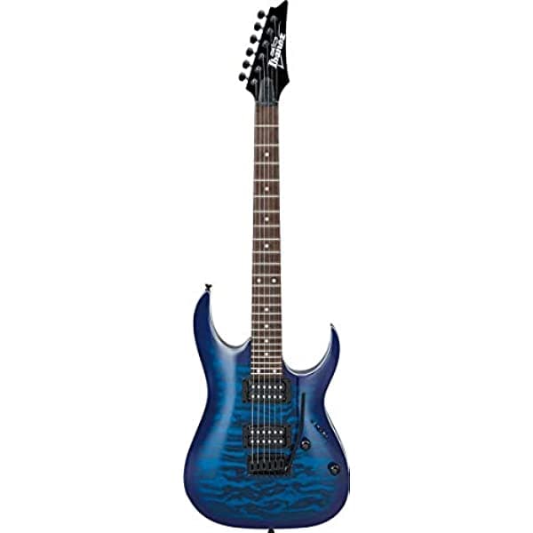 Ibanez GIO RGA GRGA120QATBB - Guitarra Eléctrica 6 Cuerdas, Transparente Azul Burst