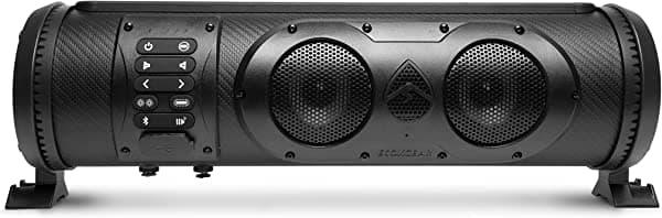 ECOXGEAR SoundExtreme SE18 Amplified Powersports Bluetooth 5 Altavoz Barra de sonido impermeable a prueba de arena con iluminación LED, 300 vatios de potencia máxima GDI-EXSE1801