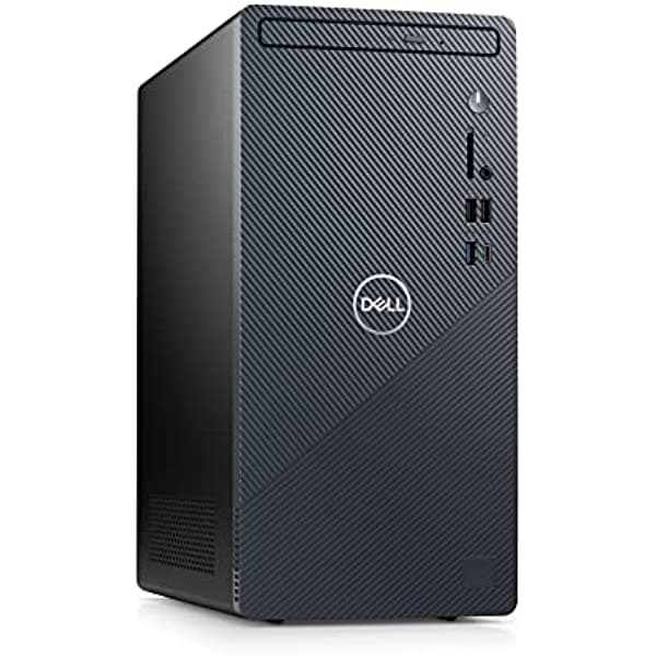 Dell Inspiron 3910 - Torre de computadora de escritorio Intel Core i5-12400 de 12ª generación, RAM DDR4 de 16 GB, SSD de 256 GB + disco duro de 1 TB, gráficos Intel UHD 730, WiFi 6, HDMI, Bluetooth, USB-C, Windows 11 Home - Azul i3910-5157BLU-PUS