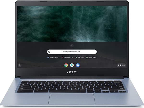 Acer Chromebook 314, Intel Celeron N4000, pantalla táctil HD de 14", 4 GB LPDDR4, 64 GB eMMC, Gigabit WiFi, Google Chrome, CB314-1HT-C7C0