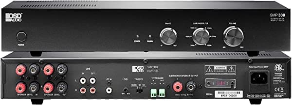 OSD Audio SMP300 - Amplificador de subwoofer digital clase D nominal a 300 W máximo