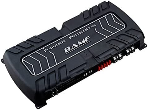 Power Acoustik BAMF1-8000W Clase D Monoblock Amplificador, negro BAMF1-8000D