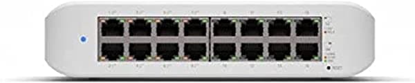 Ubiquiti UniFi Switch Lite 16 PoE | Switch Gigabit de 16 puertos con 8 puertos PoE+ 802.3at (USW-Lite-16-PoE)