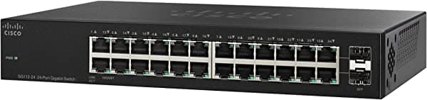Sistemas Cisco, Negro SG112-24-NA