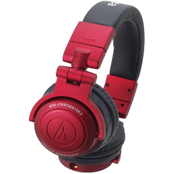 Audio-Technica ATH-PRO500MK2 RD rojo | Auriculares DJ Monitor (importado de Japón)