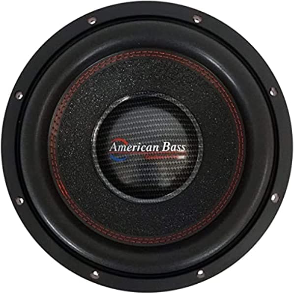 Generic American Bass Competition - Subwoofer Hawk 1244 de 12 pulgadas, 3000 W, doble 4 ohmios