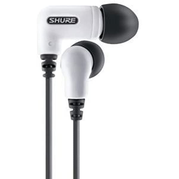SHURE Auriculares con Aislamiento Acústico Negro/Blanco E3c