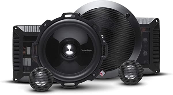Rockford Fosgate Sistema de altavoces de componentes de aluminio T252-S Power de 5.25 pulgadas