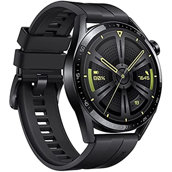 HUAWEI Reloj GT 3 (1.811 in) GPS + reloj inteligente Bluetooth (negro) - Versión internacional 55026956-KTS