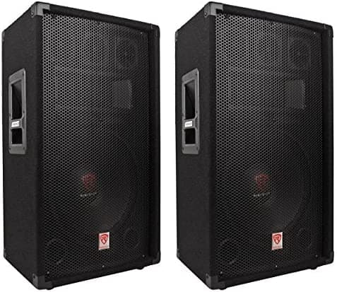 (2) Rockville RSG12.4 12 3 vías 1000 vatios 4 ohmios pasivos DJ/Pro Audio PA Altavoces (2) RSG12.4