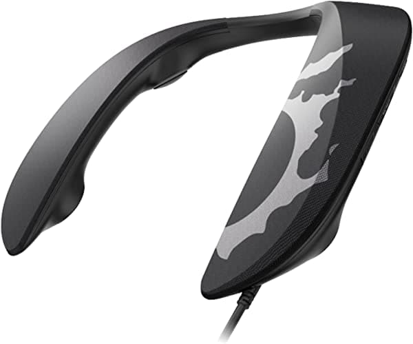 Panasonic SoundSlayer Final Fantasy XIV Online Edition - Altavoz portátil para juegos, altavoz ligero con cable con micrófono integrado y sonido dimensional, SC-GN01PPFF (negro)