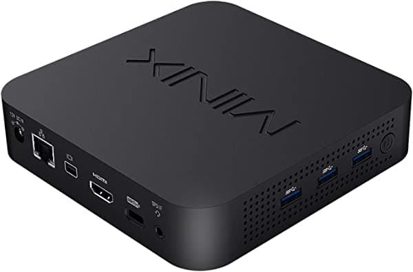 MINIX NEO J50C-4 Max, 8GB/240GB Intel Pentium Silver Mini PC with Windows 10 Pro (64-bit) [Dual-Band Wi-Fi/Gigabit Ethernet/4K @ 60Hz/Triple Display/USB-C/Auto Power On/Vesa Mount]