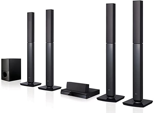 Sistema De Bocina De Cine En Casa Bluetooth Multi Región Lg Lhd657 De 5.1 Canales Con Cable Hdmi Gratuito 110-240 Voltios