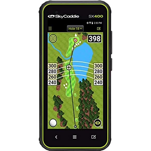 SkyCaddie SX400, GPS de golf de mano con pantalla táctil de 4 pulgadas, negro, (Modelo: SX400 GPS)