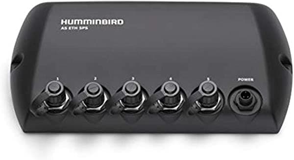 Humminbird 408450-1 - Interruptor Ethernet de 5 puertos, color negro