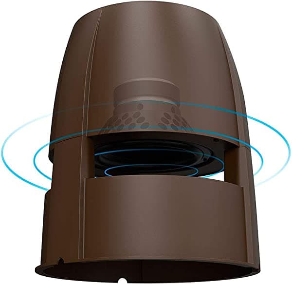 Subwoofer OSD de 8 pulgadas alimentado por Bluetooth de 250 W para exteriores con 2 salidas de altavoz Omni direccional IP65 resistente a la intemperie BOM4.1.2