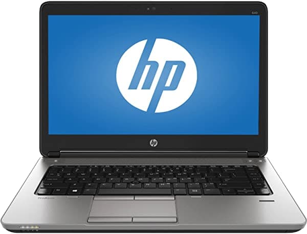 HP Probook 640 G1 14" Laptop, Intel Core Black, 300M 2.6GHz, 8GB Ram, 1TB Hard Drive, DVDRW, Webcam, Windows 10 Pro 64bit (Certified Reacondicionado)