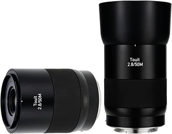 Zeiss Touit - Lente de cámara macro de 2.8/50M para cámaras Sony E-Mount sin espejo, color negro 000000-2030-680