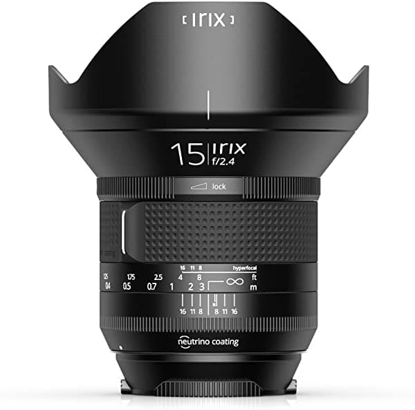 Irix Firefly Lente ultra gran angular de 0.591 in f/2.4-22 con chip integrado para Canon EF Digital SLR Canon EF Lente gran angular IL-15FF-EF