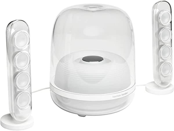 Harman Kardon Hk Soundsticks 4-2.1 Sistema De Altavoces Bluetooth Con Graves Profundos Y Diseño Industrial Inspirador (Blanco) Teens